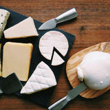 Tabla de quesos de madera de olivo.