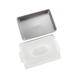 USA Pan Molde para pasteles rectangular antiadherente Pro Line con tapa.