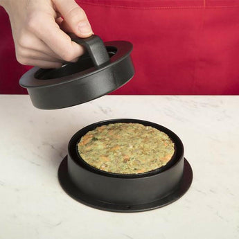 Prensa de hamburguesas rellena 4 en 1.