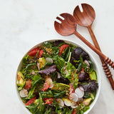 Servidores de ensaladas Acacia Burke, juego de 2.