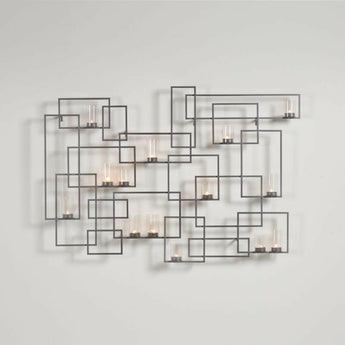 Circuito Pewter Candelabro de pared.