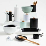 Shaillee Medium Matte White Canister.