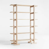 Haldeman Pine Wood Open Bookcase by Leanne Ford.