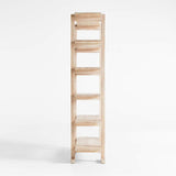 Haldeman Pine Wood Open Bookcase by Leanne Ford.