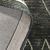 Ruell Black Rug 6x9.