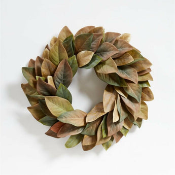 Dusty Magnolia Wreath.