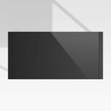 Dune Black Outdoor High Dining Table with Glass.