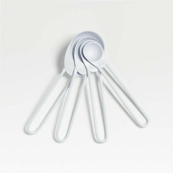 Shaillee Matte White Measuring Spoons.