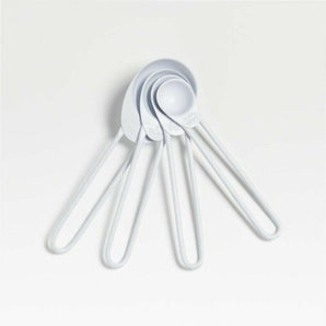 Shaillee Matte White Measuring Spoons