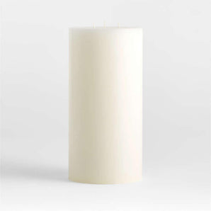 6x12 White Pillar Candle.