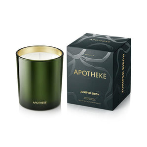 Vela perfumada clásica de abedul y enebro de Apotheke