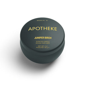 Apotheke Juniper Birch Mini Scented Candle