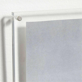 Acrylic Block 11x11 Wall-Mounted Picture Frame.