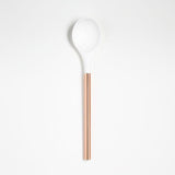 Ada White and Copper Spoon.