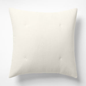 NS Cotton Textured Eur Sham Flax.