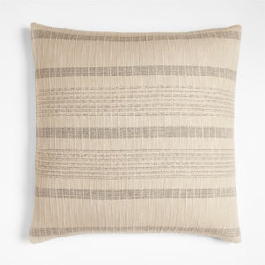 Throw Pillow Cover with Down-Alternative Insert