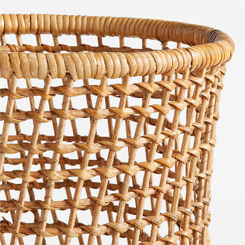 Algarve Light Brown Woven Vase.