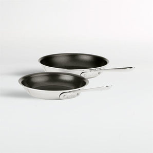 All-Clad ® D3 Pro Stainless Non-Stick 8" and 10" Fry Pans Set