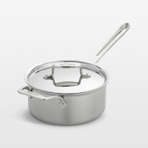 All-Clad ® D5 3-Qt. Brushed Stainless Steel Saucepan with Lid