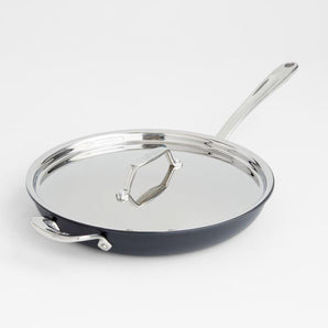 Sartén antiadherente All-Clad® HA1 de 30 cm con tapa, anodizada dura y curada