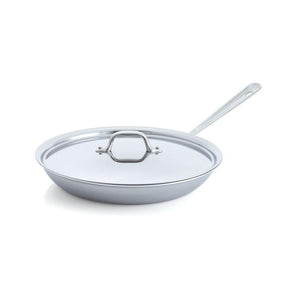 Sartén de acero inoxidable All-Clad® con tapa