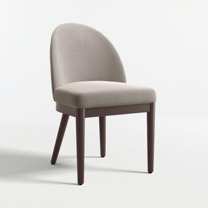 Silla de comedor Ana con patas de madera marrón