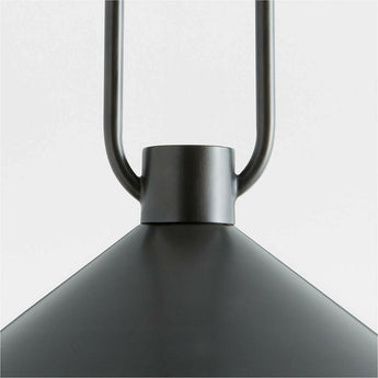 Andre Black Cone Pendant Light.