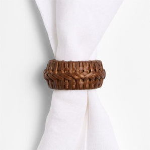 Artesia Braided Rattan Napkin Ring