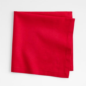 Servilleta de algodón orgánico Aspen Cherry Red