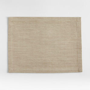 Grasscloth Rectangular Cotton Placemat