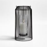 Austell Large Black Metal Outdoor Lantern 17".
