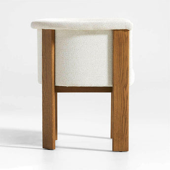 Axel Upholstered Curved Back Dining Chair.