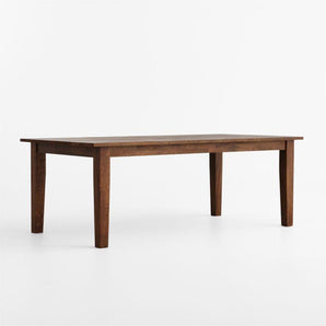 Mesa de comedor extensible de madera maciza vasca