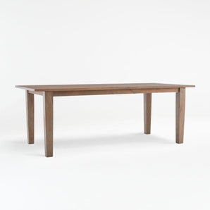 Mesa de comedor vasca de madera maciza desgastada