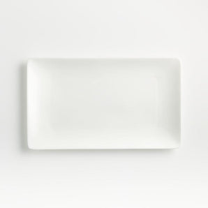 Plato rectangular de porcelana Bennett