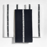 Bon Appetit Dish Towels, Set of 3.