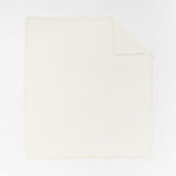 Border Pampas Ivory 80"x80" Oversized Bed Throw Blanket.