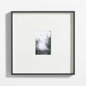 Metal Picture Frame with Vertical Mat