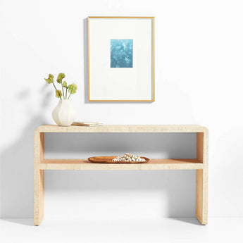 Brushed Brass Metal Picture Frame with White Mat 8x10.