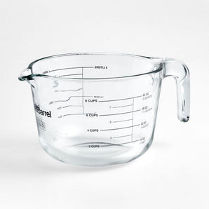 Crate & Barrel 8C Glass Measuring Cup.