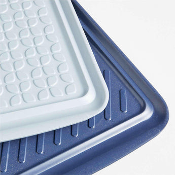Extra-Large Prep and Serve Stacking Grill Prep Trays, Set of 2.