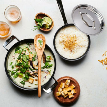 All-Clad ® HA1 Curated Hard-Anodized Non-Stick 10-Piece Cookware Set.