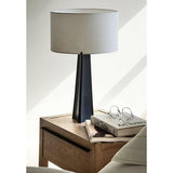 Leavitt Natural Oak Wood Nightstand with Drawer.
