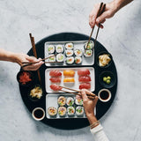 Tondo Ebonized Round Serving Board.