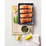 Crate & Barrel Citrus Serrated Green Knife.