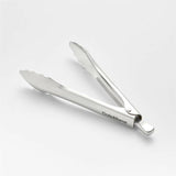 Crate & Barrel 9" Stainless Steel Tongs.
