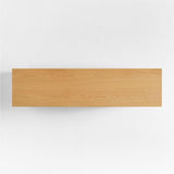 Campagna Rattan and Natural Oak Wood 6-Drawer Dresser.