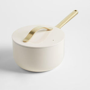 Caraway Saucepan Cream Gold.