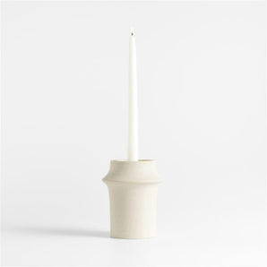Carter Sandstone Taper/Pillar Candle Holder 6".