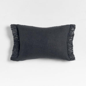 Casual Textured Fringe 24x16 Deep Indigo.